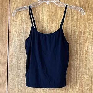 Barely There M black light microfiber camisole tank adjustable straps cropped